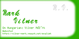 mark vilner business card